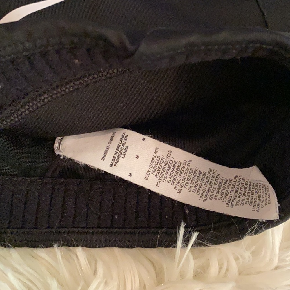 Nike black logo workout sports bra (S and M) - Picture 2 of 6